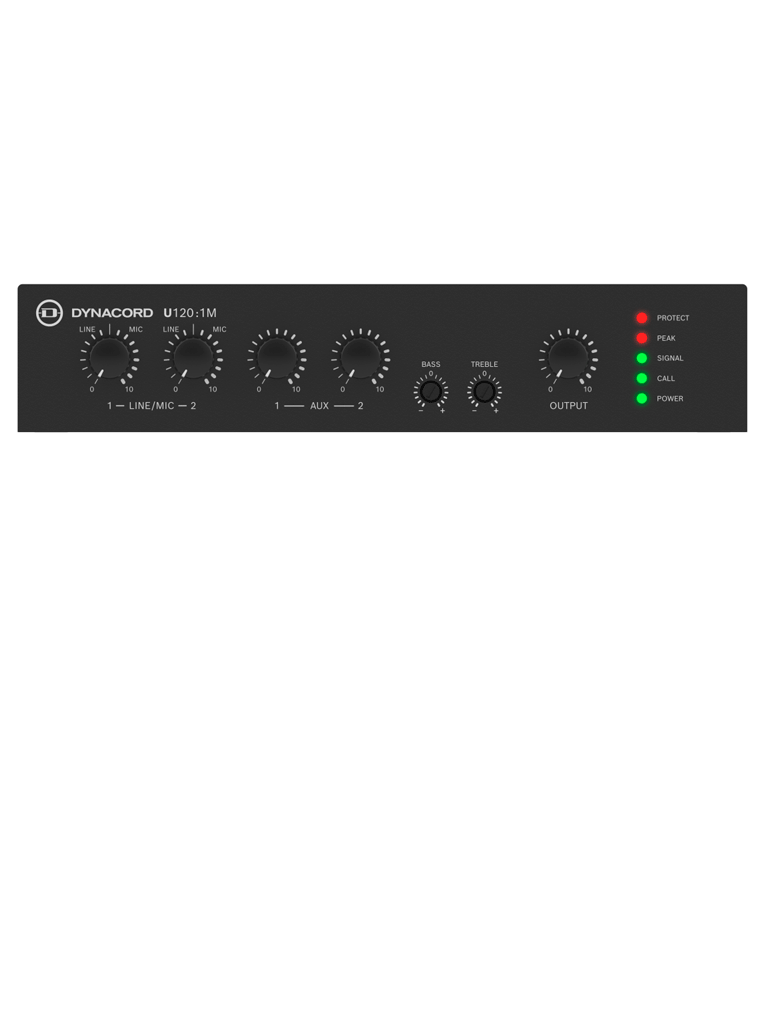 BOSCH M_U1201MUS - Amplificador Mixer 120W / 1 Canal / US