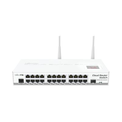 Cloud Router Switch CRS125-24G-1S-2HnD-IN 24 Puertos Gigabit Ethernet 1 Puerto SFP 802.11b/g/n Para escritorio