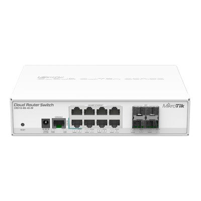 Cloud Switch Router 8 Puertos Gigabit Ethernet y 4 Puertos SFP  throughput 975 kpps
