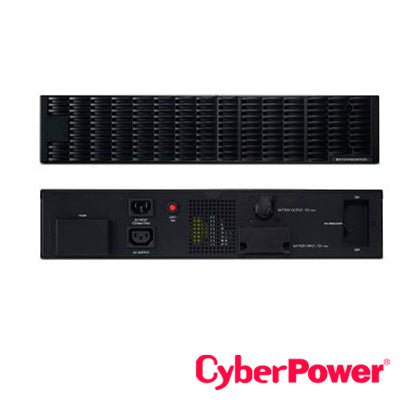 MODULO DE BATERIA EXTENDIDA (EBM) CONVERTIBLE EN RACK / TORRE CYBERPOWER BP72V60ART2U PARA SISTEMAS UPS EN LINEA DE APLICACIONES INTELIGENTES OL2200RTXL2U OL3000RTXL2U Y OL3000RTXL2UHV