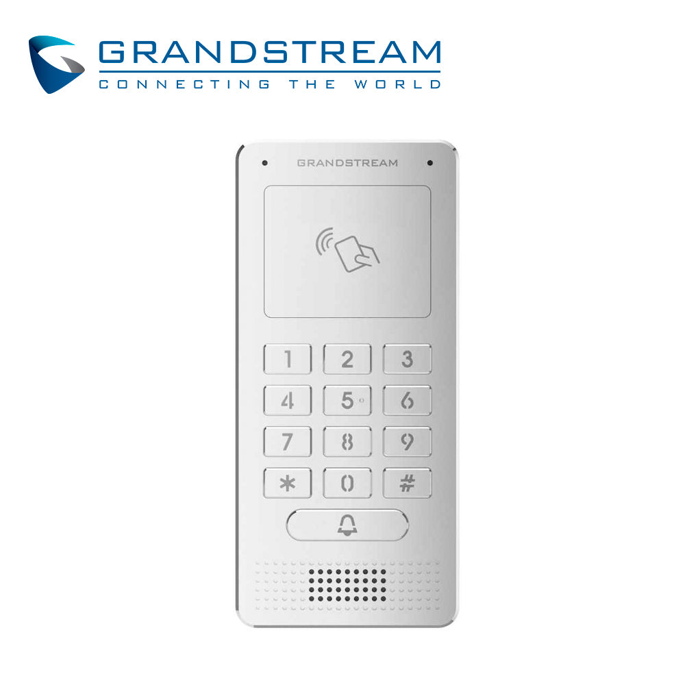 AUDIO-PORTERO IP EXTERIOR TIPO VILLA GRANDSTREAM GDS3702 / SIP / TECLADO DE 12 + 1 / METALICO IP66 IK10 / 1 PUERTO 10/100MBPS / SOPORTA HASTA 2 000 TARJETAS RFID (125KHZ) /2 RELEVADORES 125VCA/0.5A 30VCD/2A / SOPORTA WIEGAND / MICROFONO Y ALTAVOZ IN