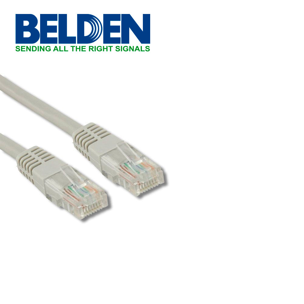 PATCHCORD UTP CAT5E BELDEN C501108007 FORRO PVC GRIS CMR-RISER 4 PARES CALIBRE CONDUCTOR 24 AWG 100% COBRE USO INTERIOR PARTES RELACIONADAS:CONECTORES MODULARES CAT5E PATCH PANEL CAT5E LONGITUD 7 PIES 2.1 METROS