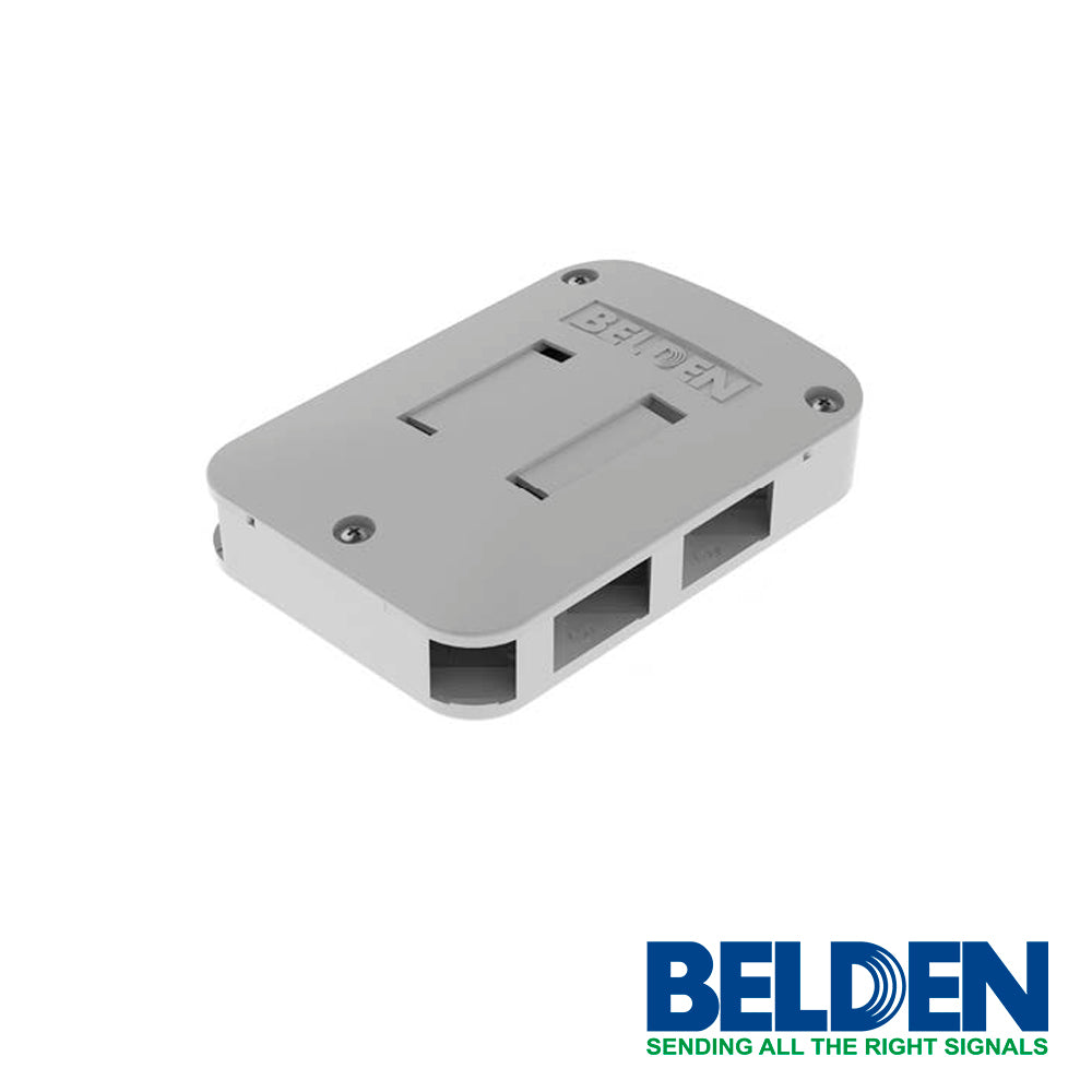 CAJA DE MEDIOS AX106512 6 PUERTOS KEYCONNECT BLANCO