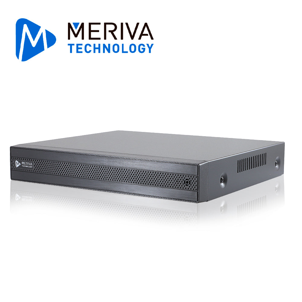 DVR MERIVA TECHNOLOGY MXVR-5108 HD H.265 12 CH 5MP PENTA HÍBRIDO 8CH BNC / 4CH IP / SALIDA SALIDA HDMI (1080P) + 1 VGA + BNC SIMULTÁNEA / 1 SALIDA + 1 ENTRADA DE AUDIO RCA / COC / P2P-CLOUD / SO. N9000 / TECNOLOGÍAS AHD / TVI / CVI / SD / IP GRABAC
