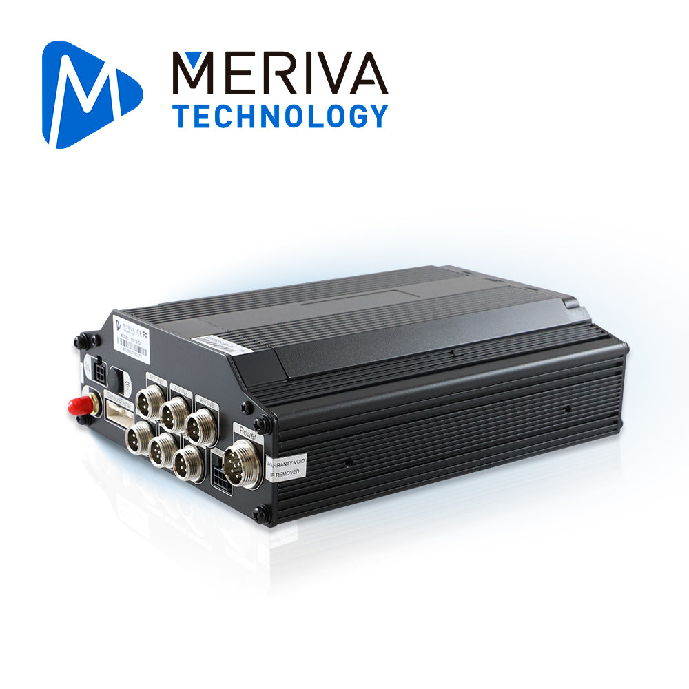 DVR MOVIL AHD MERIVA TECHNOLOGY MX1N-G4 HÍBRIDO / 4CH AHD / 1CH IP / 1080P / MÓDULO GPS / MÓDULO 3G 4G / SOPORTA DISCO DURO 2.5 PULGADAS / CONECTORES DIN DE AVIACIÓN 4 PINES Y 6 PINES / G-SENSOR / COMPATIBLE CON CEIBA2