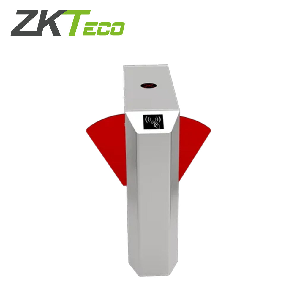 TORNIQUETE TIPO ALETA DE ACRILICO ROJO ALTURA DE MEDIO CUERPO ZKTECO FBL220 BIDIRECCIONAL BAJO CONSUMO ACERO INOXIDABLE SISTEMA HASTA 30 ACCESOS POR MINUTO. LIBERACION SEMIAUTOMATICA EN LA PERDIDA DE ENERGIA (NO INCLUYE LECTORA NI PANEL Y REQUIERE