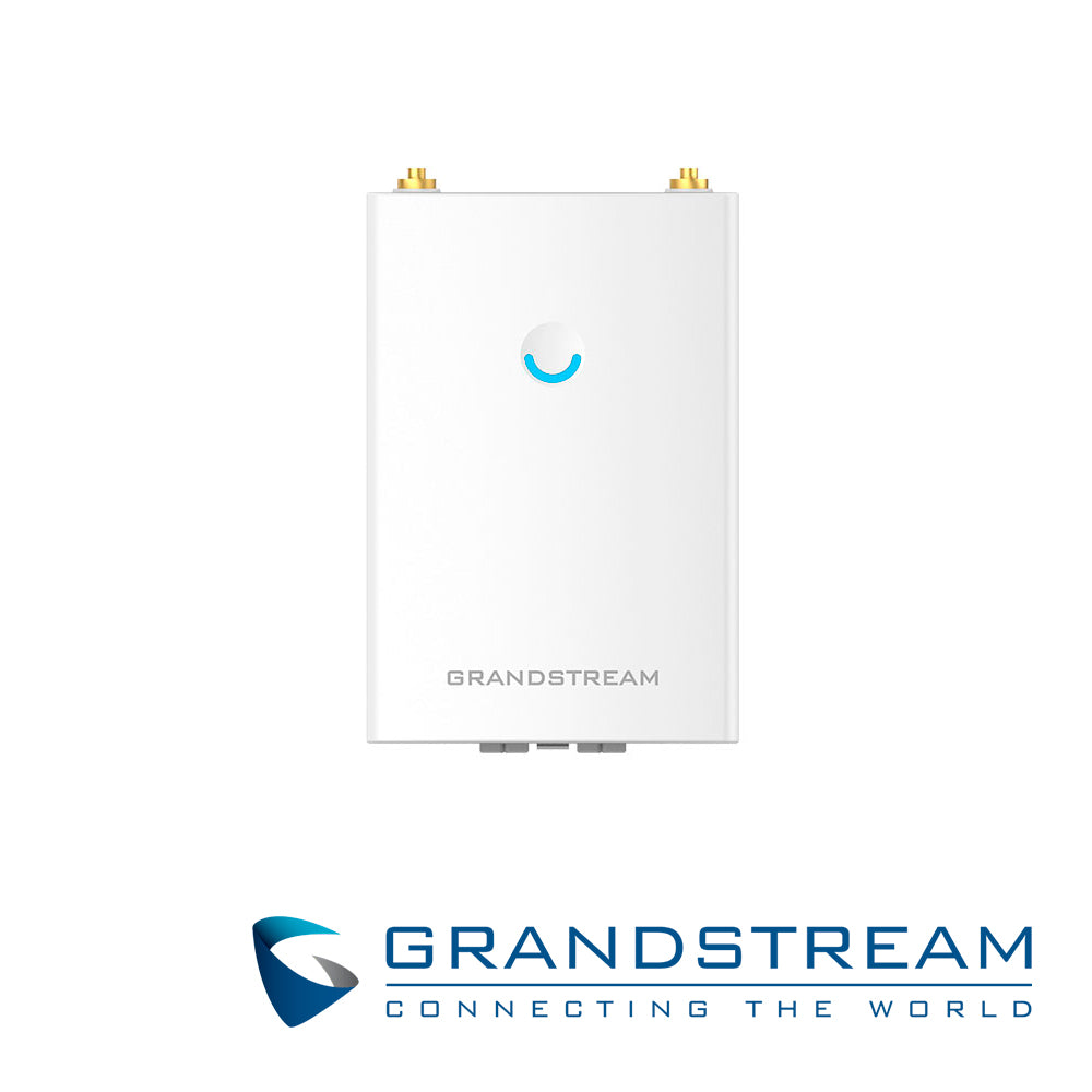 ACCESS POINT EXTERIOR GRANDSTREAM GWN7605LR 802.11AC WAVE-2 / MIMO 2X2 / VELOCIDAD 1.27GBPS / DOBLE BANDA / 2 ANTENAS EXTERNAS 3.5DBI / 2 PUERTOS GIGABIT / 8 SSID / 100 USUARIOS SIMULTANEOS / ALIMENTACION POE 802.3AF/AT / NO INCLUYE INYECTOR POE