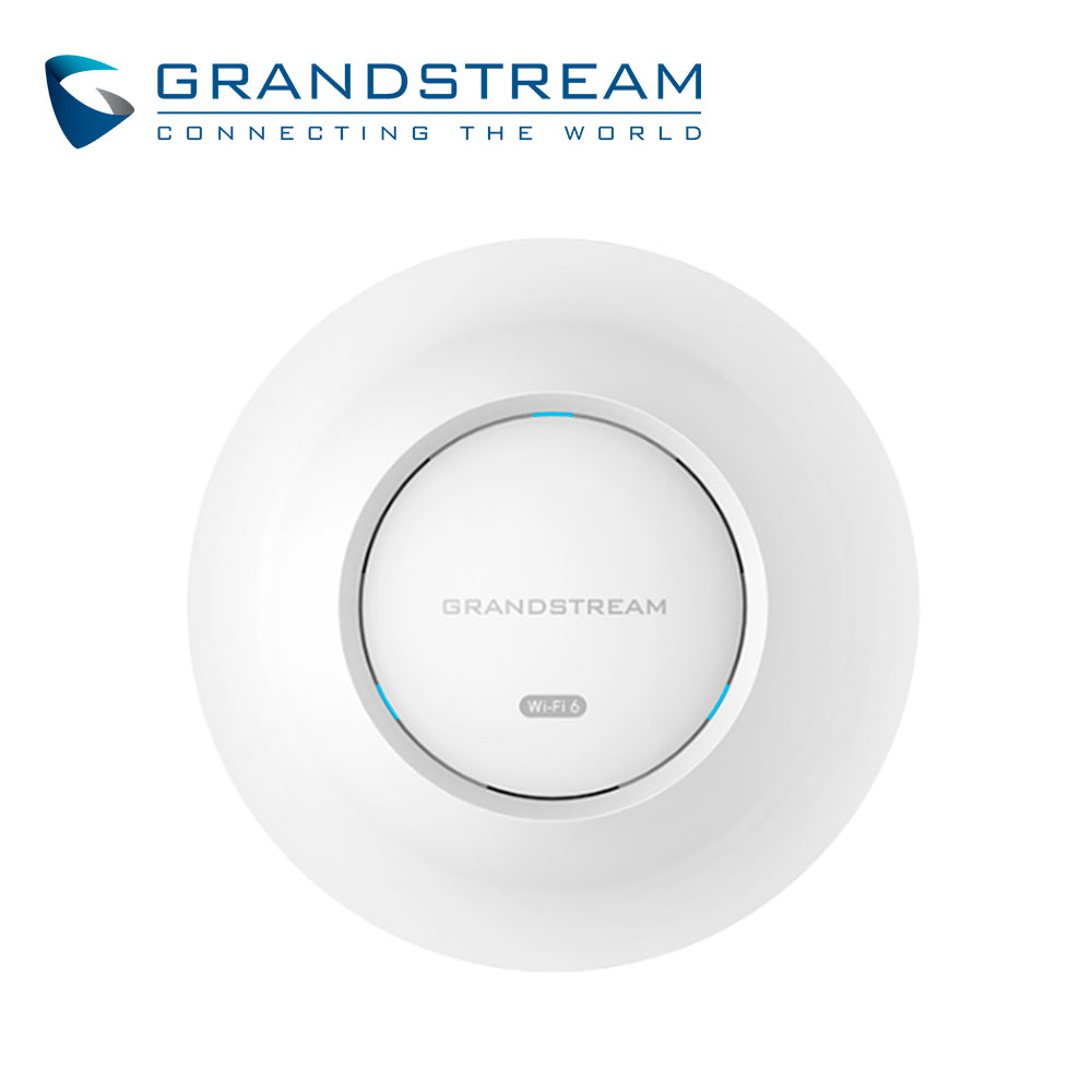 ACCESS POINT GRANDSTREAM GWN7664 WIFI 802.11AX MU-MIMO 4X4:4 3.55GBPS DOBLE BANDA 32 SSID PARA INTERIORES ALCANCE 175M 750 USUARIOS SIMULTÁNEOS POE 802.3AF/AT/AZ CONTROLADOR 50 APS INCORPORADO NO INCLUYE INYECTOR