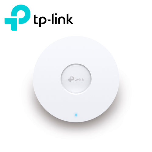 ACCESS POINT WI-FI 6 TP-LINK EAP620 HD AX1800/ MONTAJE EN TECHO / GESTION CENTRALIZADA OMADA SDN /ALIMENTACION POE 802.3 AF/AT / RED SEGURA DE INVITADOS CON CONEXION WI-FI DE FACEBOOK Y ACCESO SMS / 1 PUERTO ETHERNET GIGABIT / 5GHZ 1201MBPS / 2.4 GH