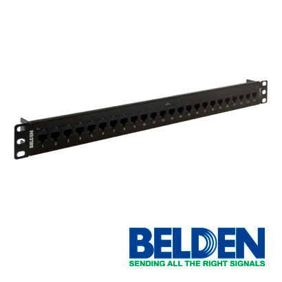PATCH PANEL BELDEN AX103253 CAT6 / CAT6+ 24PTOS 1U PRECARGADO
