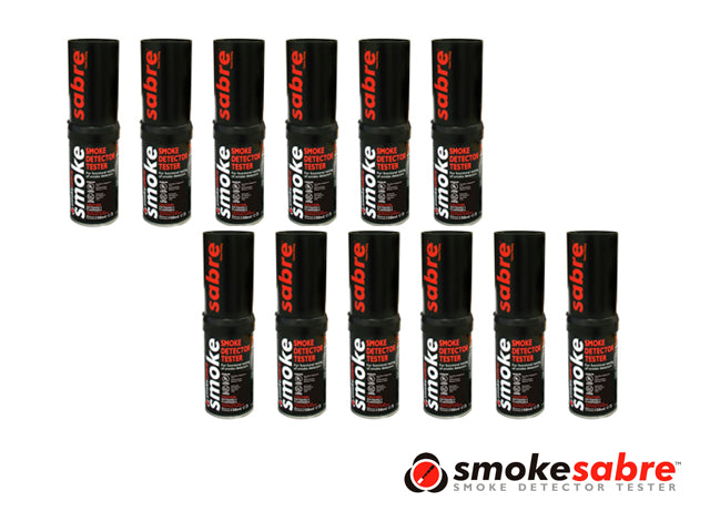 AEROSOL P/PROBAR DETECORES DE HUMO SDI SMOKE SABRE CAJA DE 12 PZ.