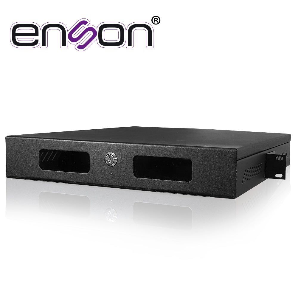 GABINETE DE SEGURIDAD ENSON LINCE18+ RACKEABLE 455X420X74.5MM IDEAL PARA RESGUARDO DE GRABADORES MERIVA UNV Y ZKTECO