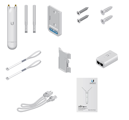 UBIQUITI UAP-AC-M - UniFi Mesh AC: Access Point para exteriores con doble banda 802.11ac MIMO 2x2 potencia de 20 dBm hasta 1167 Mbps. Incluye Inyector PoE #UBI19DL