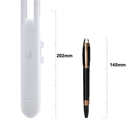 UBIQUITI UAP-AC-M - UniFi Mesh AC: Access Point para exteriores con doble banda 802.11ac MIMO 2x2 potencia de 20 dBm hasta 1167 Mbps. Incluye Inyector PoE #UBI19DL
