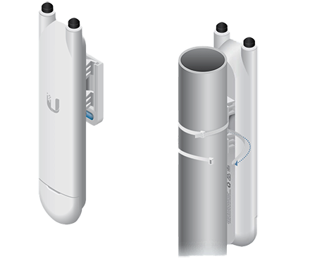 UBIQUITI UAP-AC-M - UniFi Mesh AC: Access Point para exteriores con doble banda 802.11ac MIMO 2x2 potencia de 20 dBm hasta 1167 Mbps. Incluye Inyector PoE #UBI19DL