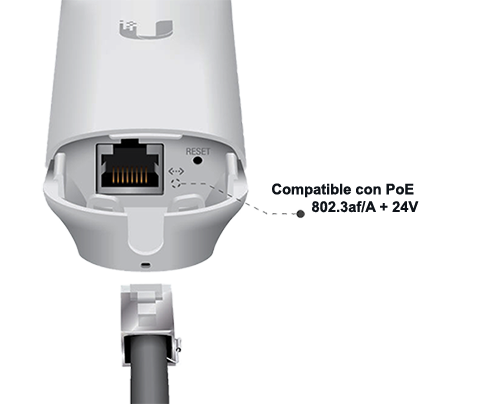 UBIQUITI UAP-AC-M - UniFi Mesh AC: Access Point para exteriores con doble banda 802.11ac MIMO 2x2 potencia de 20 dBm hasta 1167 Mbps. Incluye Inyector PoE #UBI19DL