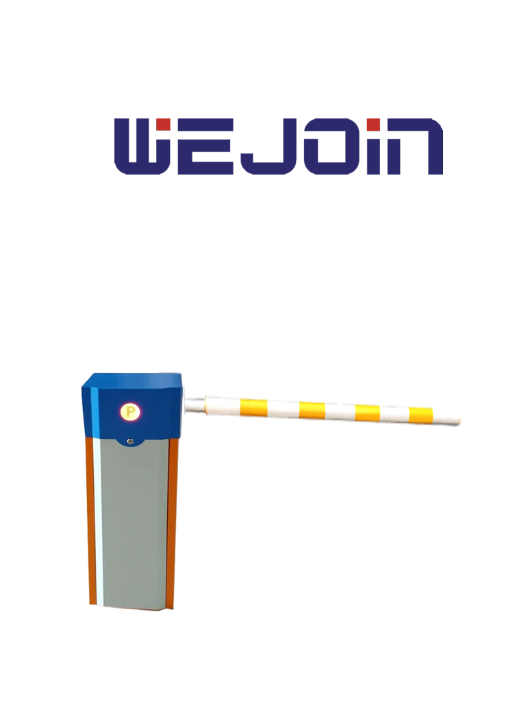 WEJOIN WJCB01SVHL13F - Barrera Vehicular izquierda de uso rudo / Servo Motor / Brazo cilíndrico cubierto de esponja de 3 metros / Velocidad de 1 segundo / Brazo Oscilante / Izquierda o Derecha / Sistema Anti-Impacto