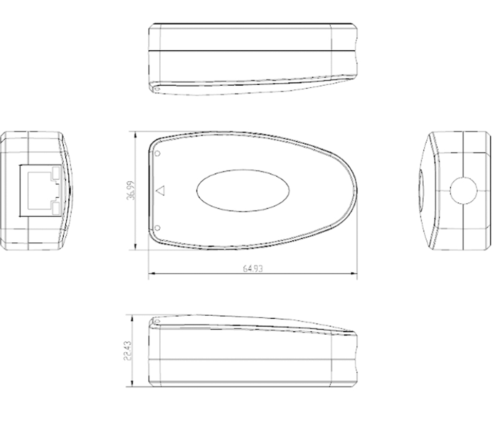 UTEPO UTP101PVHD12 - Par de transceptores 4K para video y energía con entradas RJ45 4K hasta 150m con CVI 4MP y 2MP hasta 250m