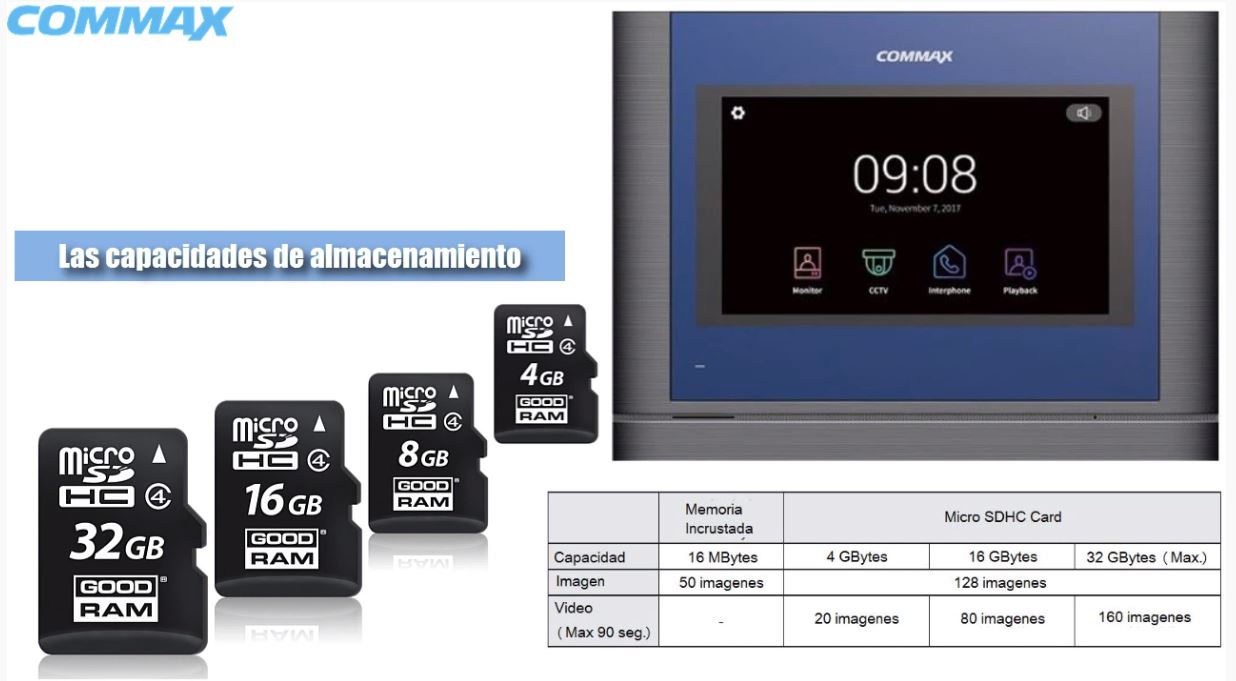<h1>VIDEO PORTERO</h1></br><p>Un video portero es un aparato que nos permite tener control de quién accede y quién no a nuestras instalaciones u hogares de modo que el video portero CMV70MA junto con un frente de calle DRC4CPHD nos facilitan esta fu