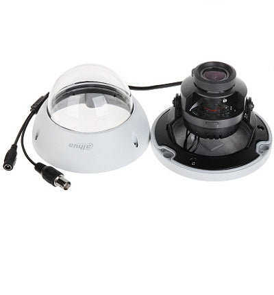 DAHUA HAC-HDBW1200R-Z- Cámara Domo Antivandálica de 2 Megapíxeles/ Lente Motorizado de 2.7 a 12mm/ IR de 30 Metros/ Metalica/ IP67/ IK10/ Soporta CVI/CVBS/AHD/TVI/ BLC/HLC/DWDR/