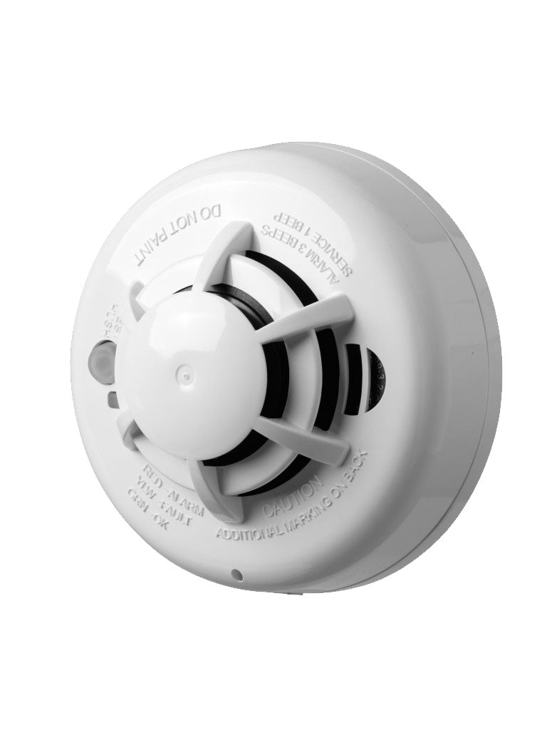 DSC WS4936 - Detector de humo fotoeléctrico y calor inalámbrico con frecuencia 433 Mhz compatible con Power Series  Impassa y Maxsys