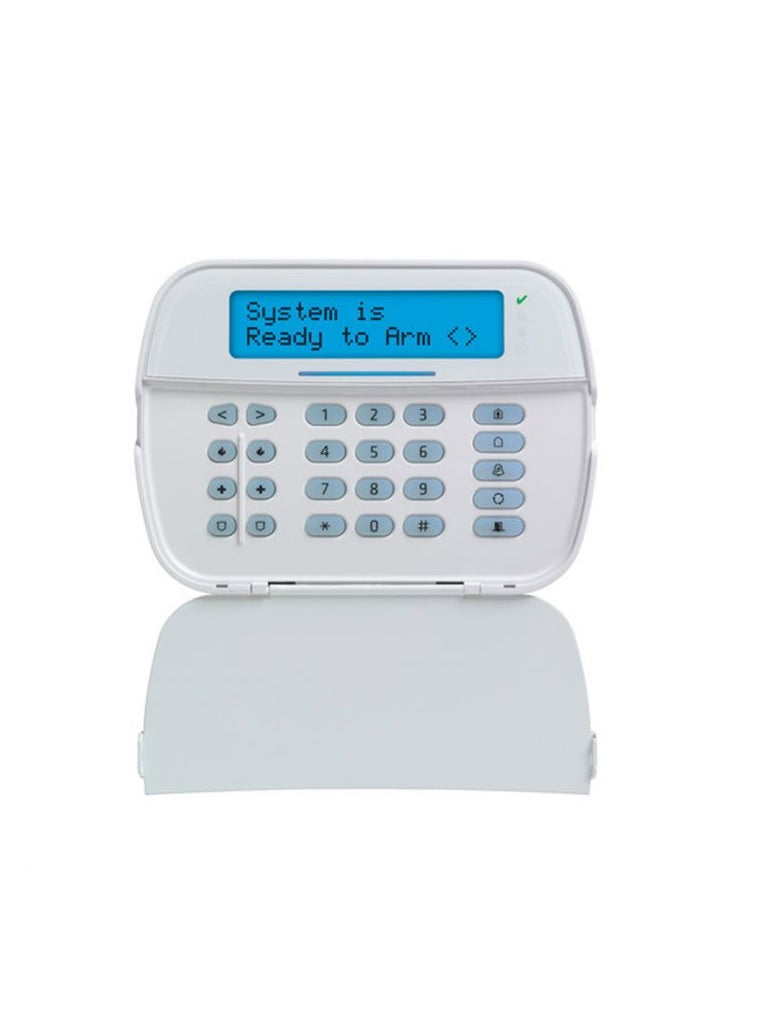 DSC-HS2LCDPRO - Teclado Cableado LCD Alfanumérico admite 248 zonas con 32 caracteres compatible con  panel PRO