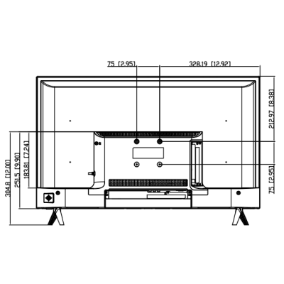 DAHUA DHI-LM32-F200 - Pantalla FHD de 32 pulgadas con resolución 1920×1080 diseñada para uso 24/7. Ofrece 240 cd/m² de brillo entradas HDMI VGA USB altavoces integrados y control remoto. #ProAccesorios #MCI2