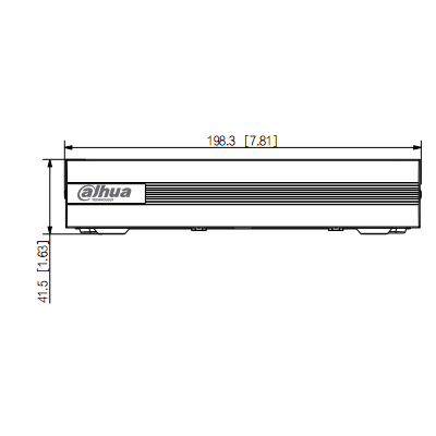 DAHUA KITXVR1B04-I+HFW1200CMA -Kit de 4 canales con cámaras de 2MP y audio. Incluye DVR Cooper-I WizSense con IA y H.265+ 4 cámaras metálicas con micrófono integrado 4 canales más 1IP o hasta 5 canales IP 4 canales SMD Plus y accesorios incluidos