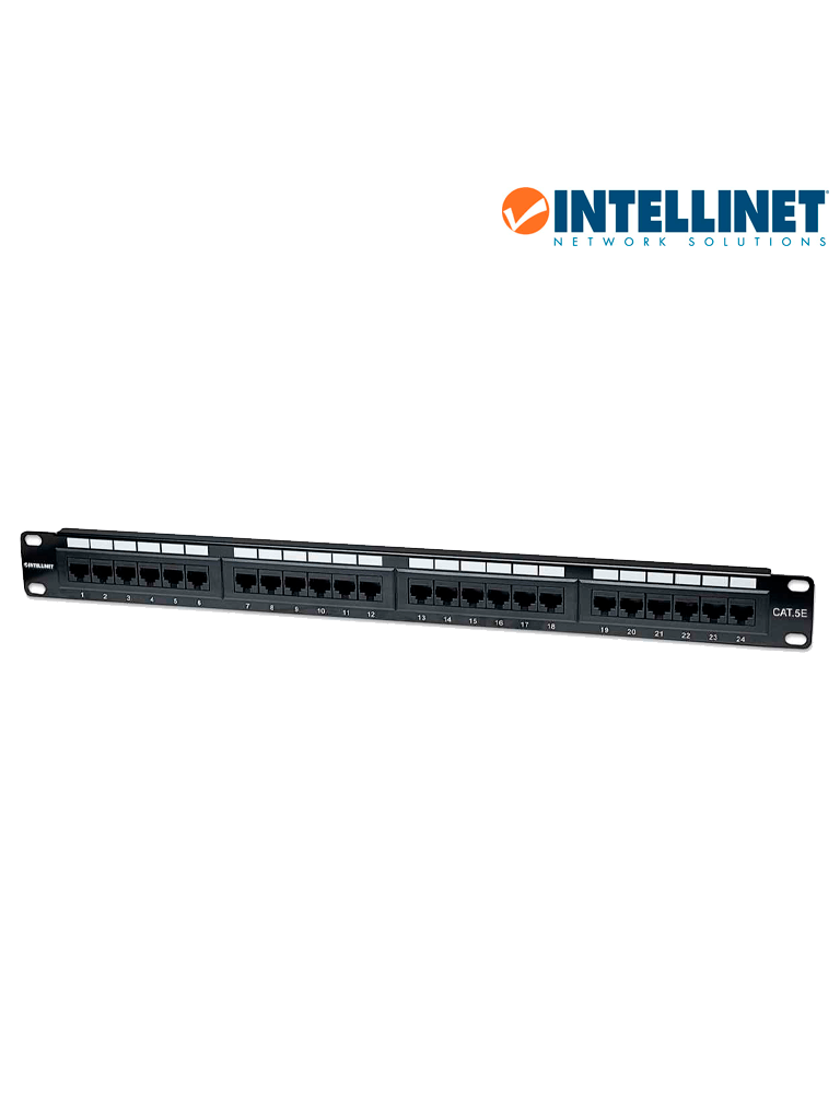 INTELLINET 513555 - Panel de Parcheo Cat5e 24 puertos UTP 1UR