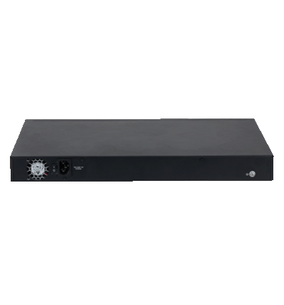 DAHUA DH-PFS4226-24ET-240 - Switch PoE Administrable de 26 Puertos Ethernet/ 24 Puertos PoE/ 240 Watts Totales/ Interfaz Web/ Puerto 1 y 2 Soportan 90 Watts/ 2 Puertos SFP/ 2 Puertos Uplink/ PoE Watchdog/ Switching 8.8 Gbps/