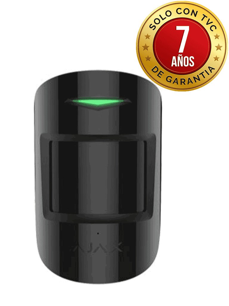AJAX CombiProtectB - Detector inalámbrico combinado de rotura de cristal y movimiento. Color Negro (28266.06.BL3)