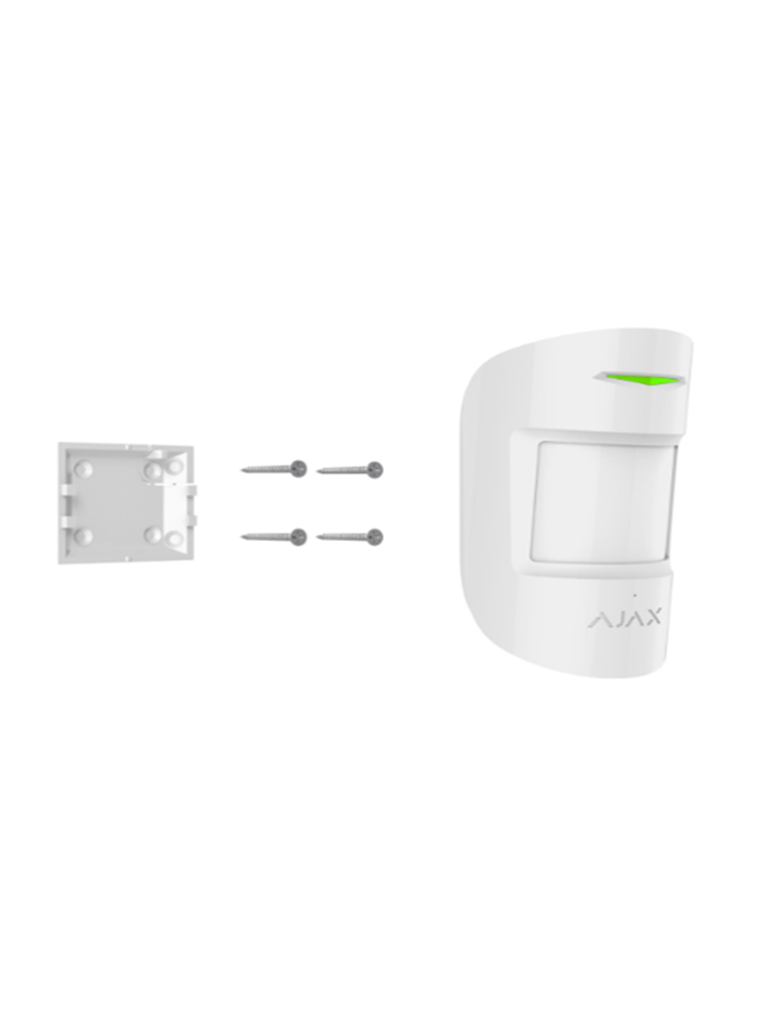 AJAX CombiProtectW - Detector inalámbrico combinado de rotura de cristal y movimiento. Color Blanco (28267.06.WH3)