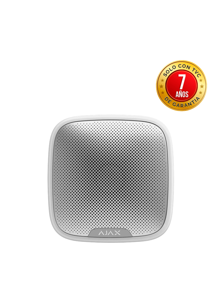 AJAX StreetSiren W- Sirena Exterior Reforzada Inalámbrica (28315.07.WH3)