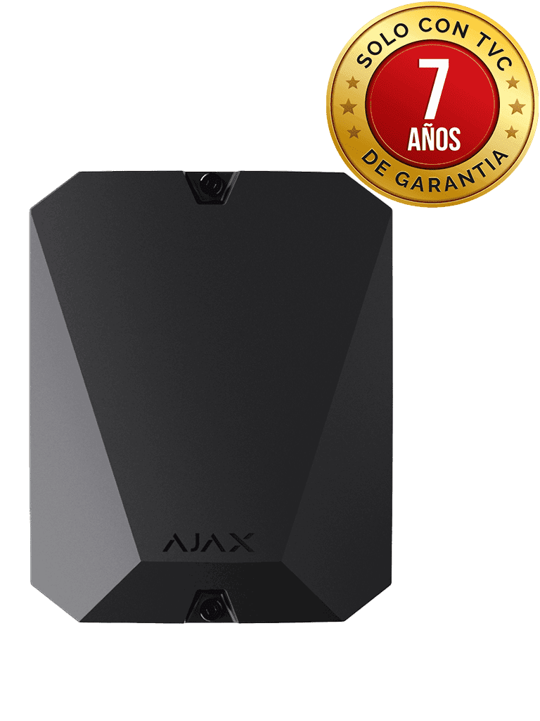 AJAX MultiTransmitter B - Módulo de integración para conectar detectores cableados a Ajax y gestionar la seguridad a través de la app. Color Negro (28305.62.BL3)