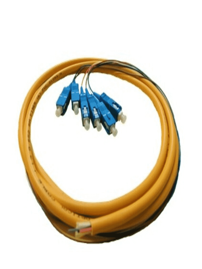 SBE TECH SBE-PIGSC2MSM6P Juego de 6 pigtail SC / MONOMODO 9/125 / 2 metros