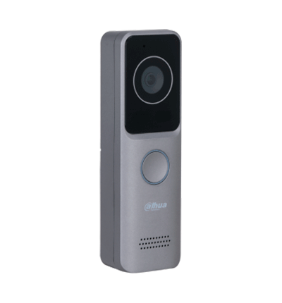 DAHUA VTO2301R-P - Frente de Calle para Videoportero IP/ Diseño Ultra Delgado/ Camara de 2 Megapixeles/ Audio 2 Vías con Monitores VTH/ Videollamada por APP/ Iluminación IR Automatica/ WDR/ Uso Exterior IP65/ PoE/ Ranura para MicroSD/