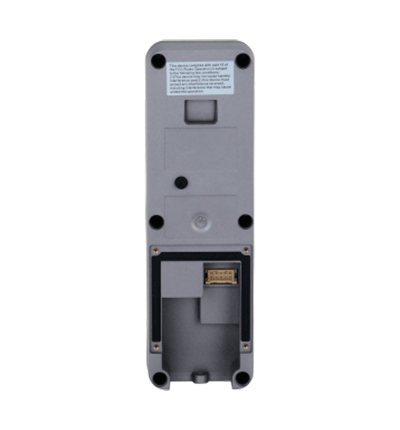 DAHUA VTO2301R-P - Frente de Calle para Videoportero IP/ Diseño Ultra Delgado/ Camara de 2 Megapixeles/ Audio 2 Vías con Monitores VTH/ Videollamada por APP/ Iluminación IR Automatica/ WDR/ Uso Exterior IP65/ PoE/ Ranura para MicroSD/