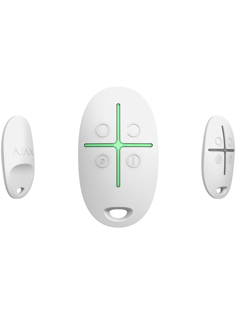AJAX KIT RESIDENCIAL - Panel de alarma Hub2Plus conexión Ethernet / WiFi / LTE APP “AJAX PRO” iOS y Android 1 sensor de movimiento 2 detectores para puerta o ventana 1 control remoto y una sirena interior inalámbrica color Blanco