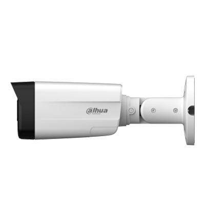 Dahua HAC-ME1509TH-A-PV -Cámara Bullet Full Color de 5 Megapixeles/ Lente de 3.6 mm/ TiOC/ Disuasion Activa con Luz Roja y Azul/ Microfono Integrado/ 40 Metros de Iluminación Luz Visible e IR/ Sonido de Alarma/