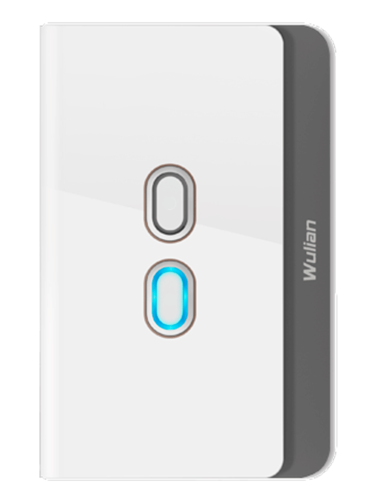 WULIAN BV6IL5LN - Paquete Para Control De Iluminacion con 5 Apagadores Dobles Para Linea y Neutro Con Central Inteligente BRAINV6
