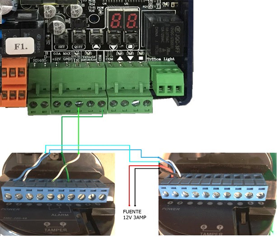 IHORN ABT60- Detector por doble haz de luz (fotocelda) / Distancia hasta 60 Mts / Velocidad de respuesta 50mS / 12 VDC compatible con paneles IHORN / RISCO / DSC / BOSCH