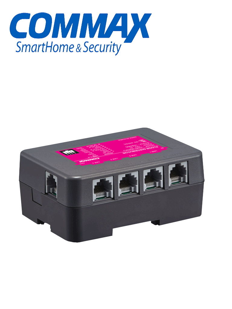 COMMAX CMD404CFU - Distribuidor de piso para conexión de hasta 4 monitores Commax para solución de apartamentos con el frente de calle clave cmx104052  requiere fuente RF2A a 24VDC/ Departamental