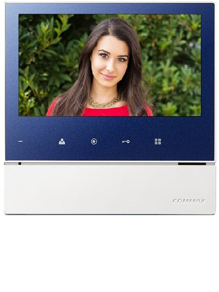 COMMAX CDV70H2 - Monitor para Videportero Analógico con Pantalla de 7" Soporta 2 Frentes de Calle y un Interfón