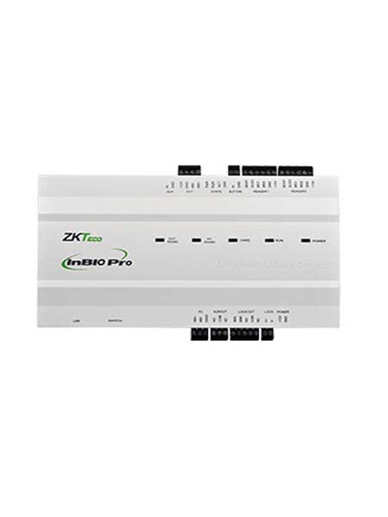 ZKTECO INBIO160PRO - Panel para Control de Acceso de 1 puerta La serie InBio Pro ofrece verificación de huellas y control de acceso avanzado gestionado por TCP/IP ideal para CVSecurity