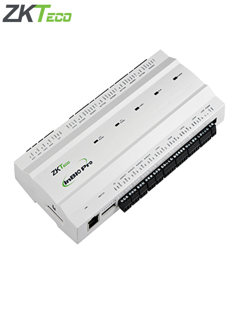 ZKTECO INBIO160PRO - Panel para Control de Acceso de 1 puerta La serie InBio Pro ofrece verificación de huellas y control de acceso avanzado gestionado por TCP/IP ideal para CVSecurity
