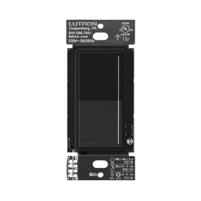 (RadioRa3) Atenuador táctil SUNNATA Dimmer PRO color negro para linea Radio Ra3 Requiere cable neutro 250W LED / CFL
