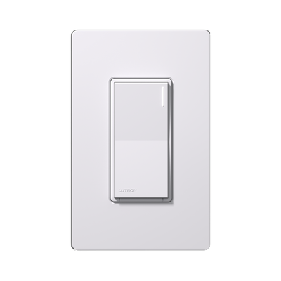 (RadioRa3) Apagador Sunnata color blanco para linea Radio Ra3 8A de iluminacion 5.8A Motor