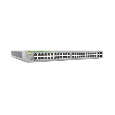 Gigabit webSmart switch 48 Puertos Totales 24c/PoE+ 10/100/1000T 4 Puertos SFP