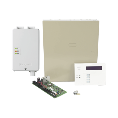 Kit de alarma VISTA48LA con Teclado Alfanumérico con receptor inalámbrico y Comunicador GSM LTEXA