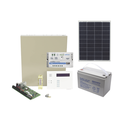 Sistema de Alarma VISTA48LA Alimentado por Celda Solar incluye Teclado con Receptor Inalambrico